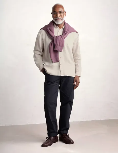 Relaxed Fit Pure Linen Shirt Natural