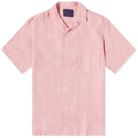 Linen Camp Vacation Shirt