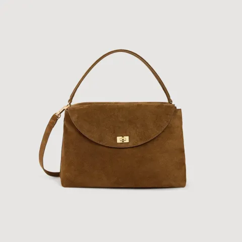 LE GRAND BAZAAR suede bag