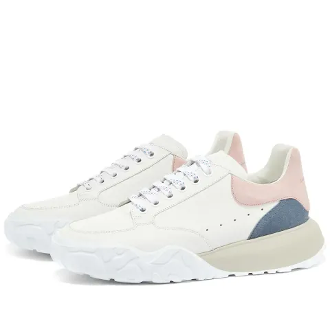 Mixed Panel Court Sneaker