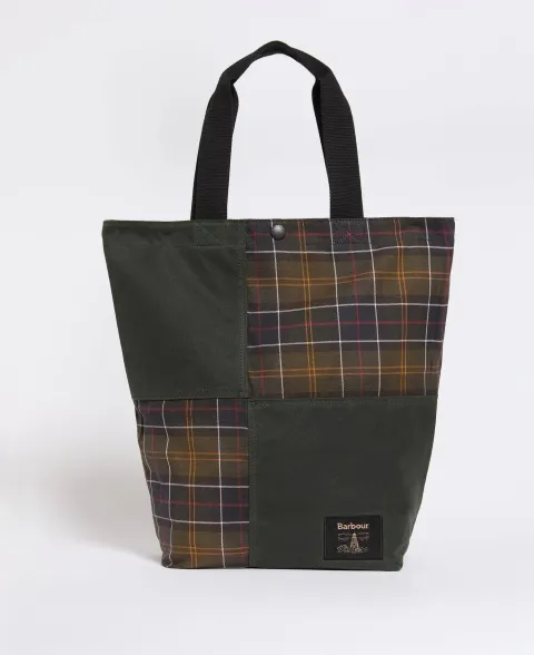Field Patchwork Tartan Tote Bag