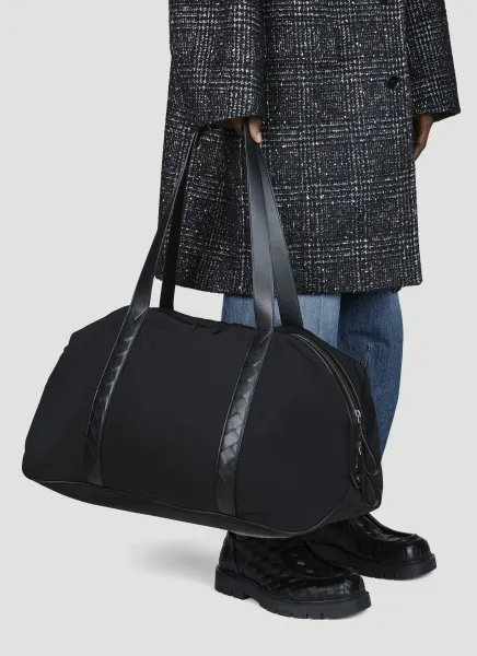 Leather Trims Duffle Bag