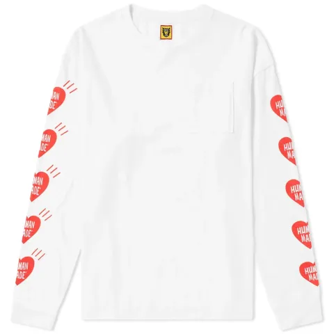 Long Sleeve Arm Logo Pocket Tee
