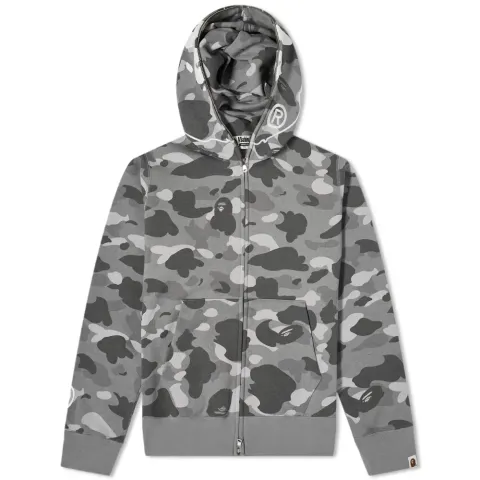 Color Camo 2Nd Ape Full Zip Hoodie