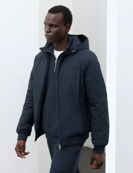 Autograph Performance Feather and Down Jacket with Stormwear Dark Navy