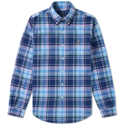 Button Down Check Oxford Shirt