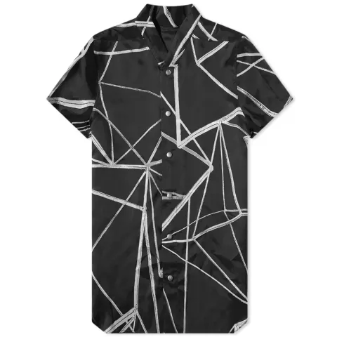 Geometric Print Golf Shirt