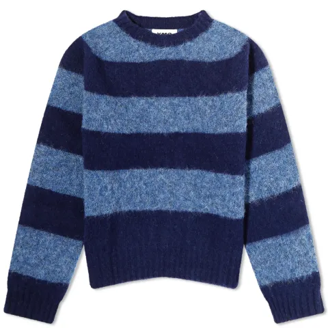 Jets Stripe Crew Knit