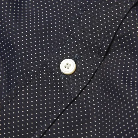 Button Down Dot Print Shirt