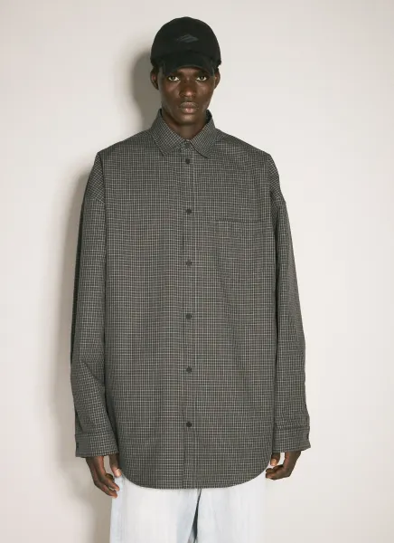 Checked Outerwear Shirt