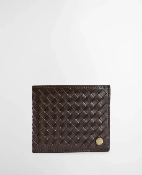 Farne Woven Leather Wallet