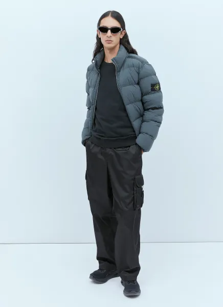 Real Down Compass Patch Coat