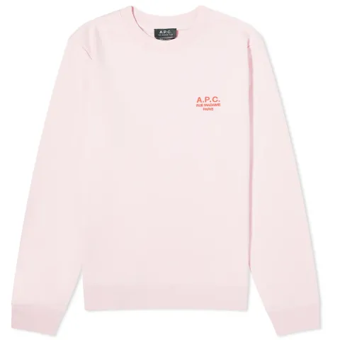 A.P.C. Rider Embroidered Logo Crew Sweat