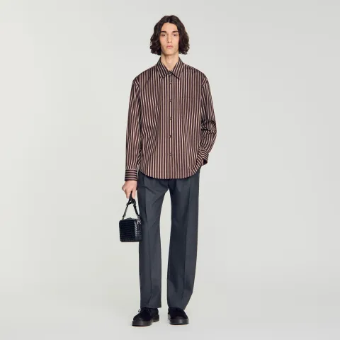 Striped cotton shirt