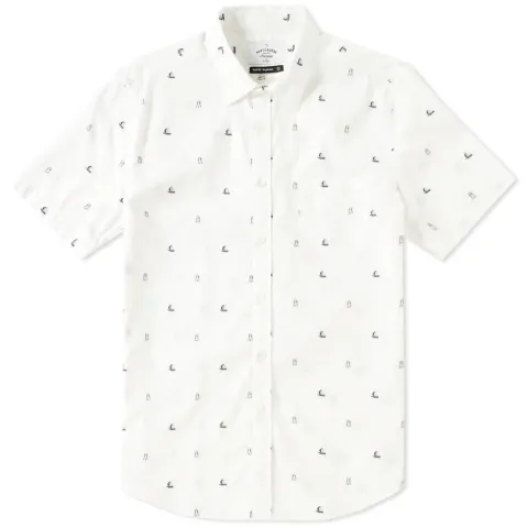 Short Sleeve Farol Print Shirt