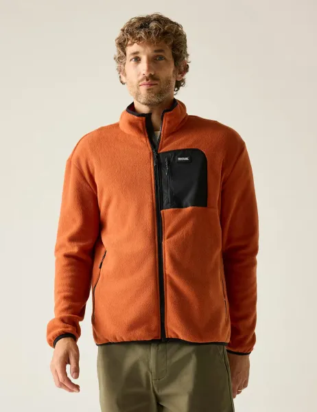 Regatta Frankie Fleece Funnel Neck Zip Up Jacket Red