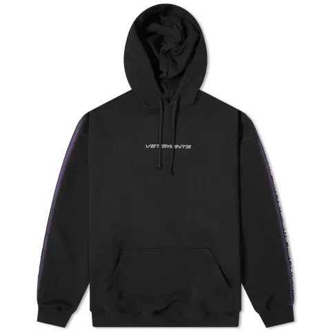 Logo Taped Oversized Hoodie