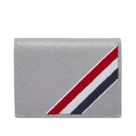 Tricolour Stripe Double Card Holder