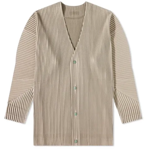 Pleated Cardigan