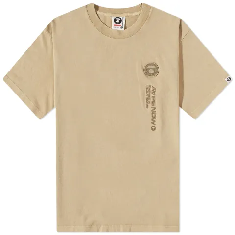 AAPE Now Washed Silicone Badge T-Shirt