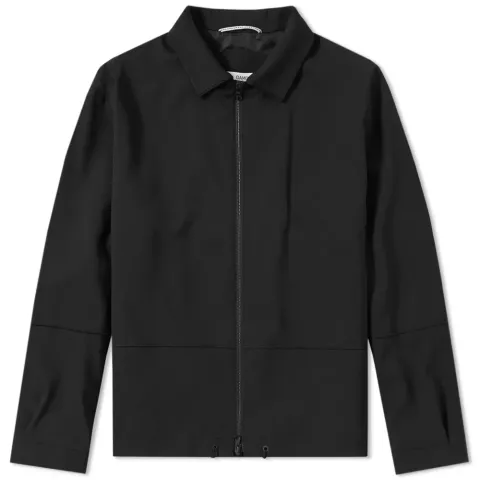 Ribbed Collar Blouson