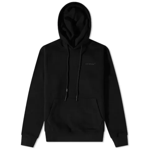 Diagonal Tab Slim Hoodie