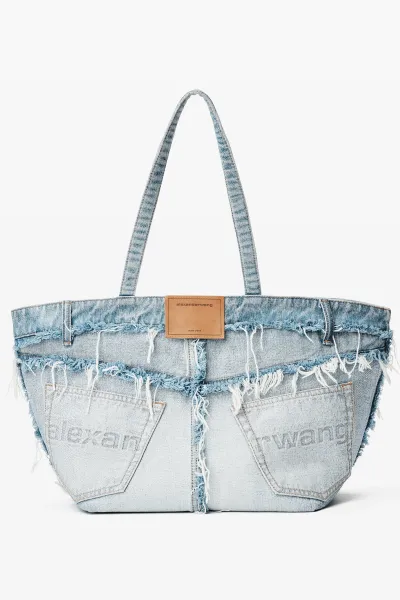 PUNCH DENIM LARGE TOTE