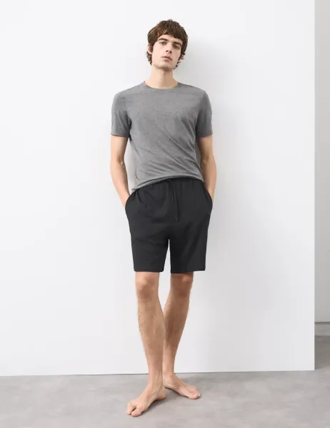 Autograph Supima Cotton Modal Pyjama Shorts Black