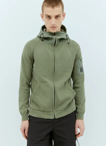 Hooded Knit Cardigan