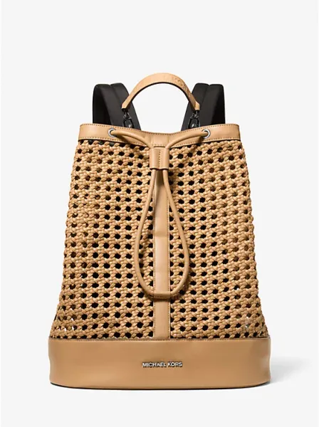 Whitley Medium Hand-Woven Backpack