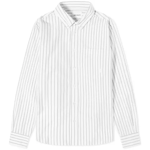Algot Oxford Monogram Button Down Shirt