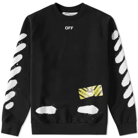 Diagonals Spray Crew Sweat