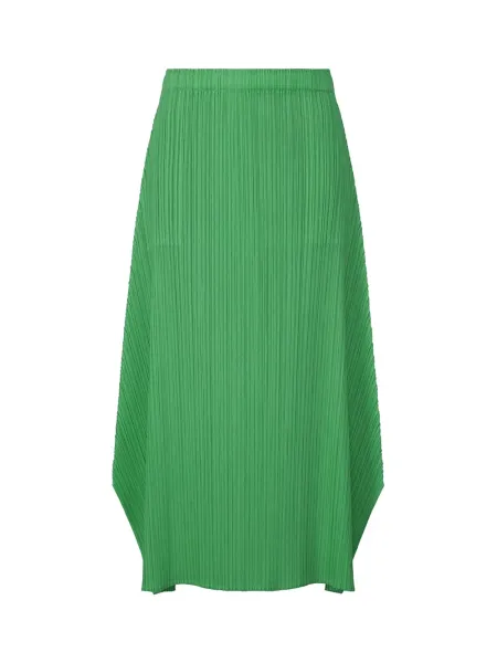 Pleats Please Skirt Grass Green