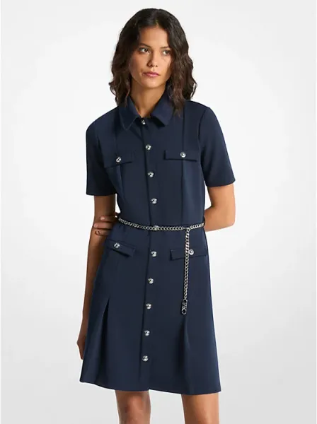 Scuba Belted Dress