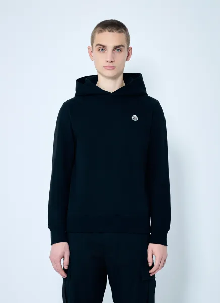 Logo Patch Hooded Sweatshirt