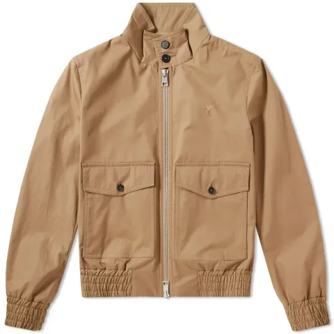 AMI Zipped Harrington Jacket