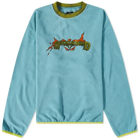Evil Eyes Fleece Mock Neck Sweat
