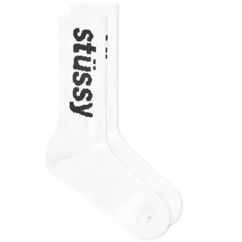 Helvetica Crew Sock