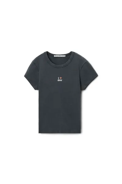 CRYSTAL HOTFIX I HEART AW TEE