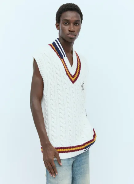 Wool V-Neck Vest