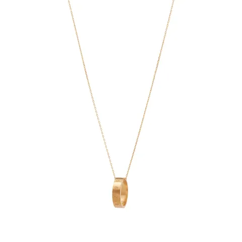 Number Logo Ring Necklace