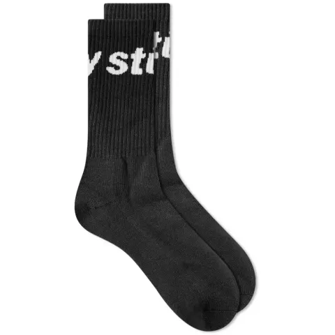 Jacquard Logo Sock