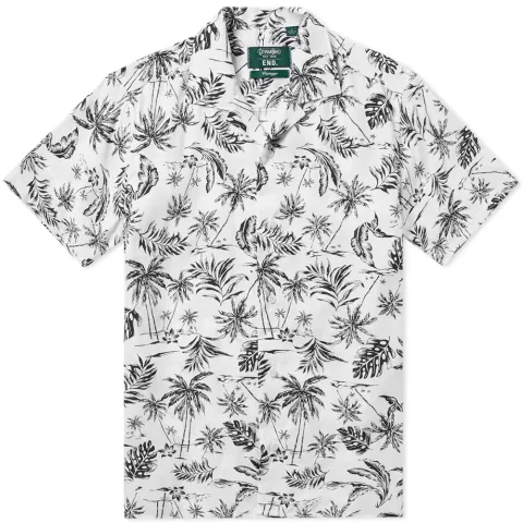 x END. Short Sleeve Floral Shirt