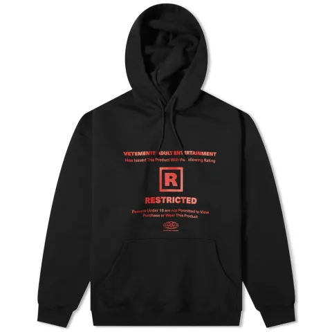 Oversized 18+ Restricted Hoodie