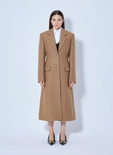 Balenciaga Single-Breasted Coat