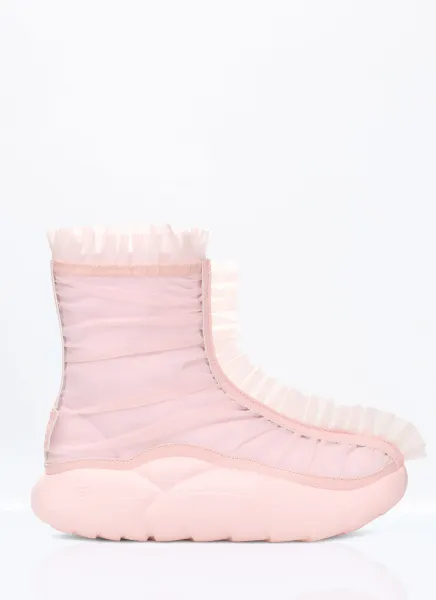 Ruffle Short Boots