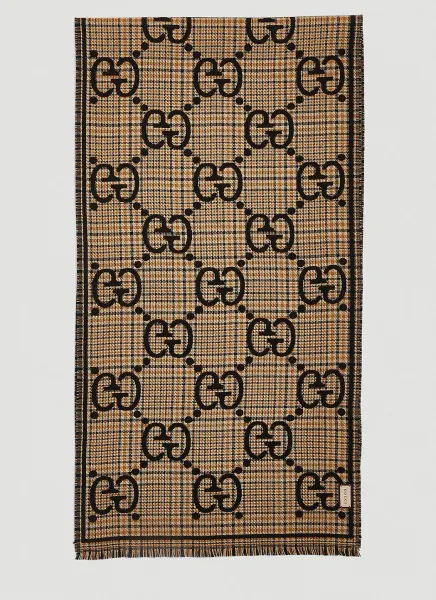 Check Jacquard Scarf