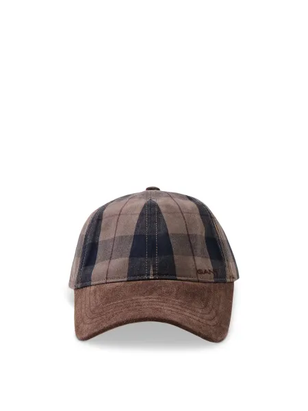 Gant Checked Cotton Waxed Cap