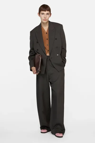 Double-breasted suit jacket
