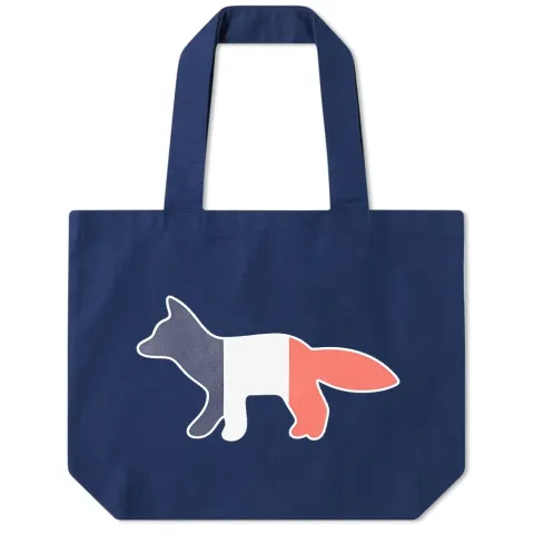 Maison Kitsuné Tricolour Fox Tote Bag